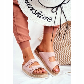 Dámské pantofle Big Star Pink FF274669 růžový 1