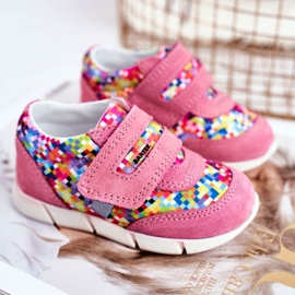 Bartek S.A. Dětské boty pro dívky Pink Bartek T-71949 / S19 růžový 1
