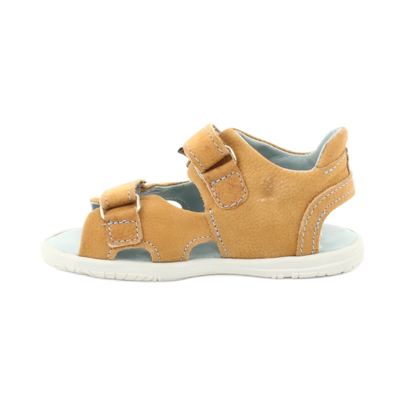 Sandály na suchý zip Mazurek 314 camel vícebarevný žluť 1