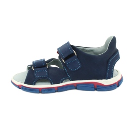 Sandály na suchý zip Mazurek 314 navy blue námořnická modř 1
