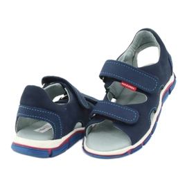 Sandály na suchý zip Mazurek 314 navy blue námořnická modř 3