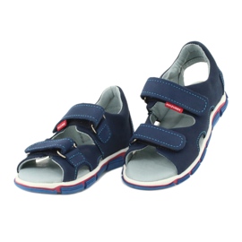 Sandály na suchý zip Mazurek 314 navy blue námořnická modř 2