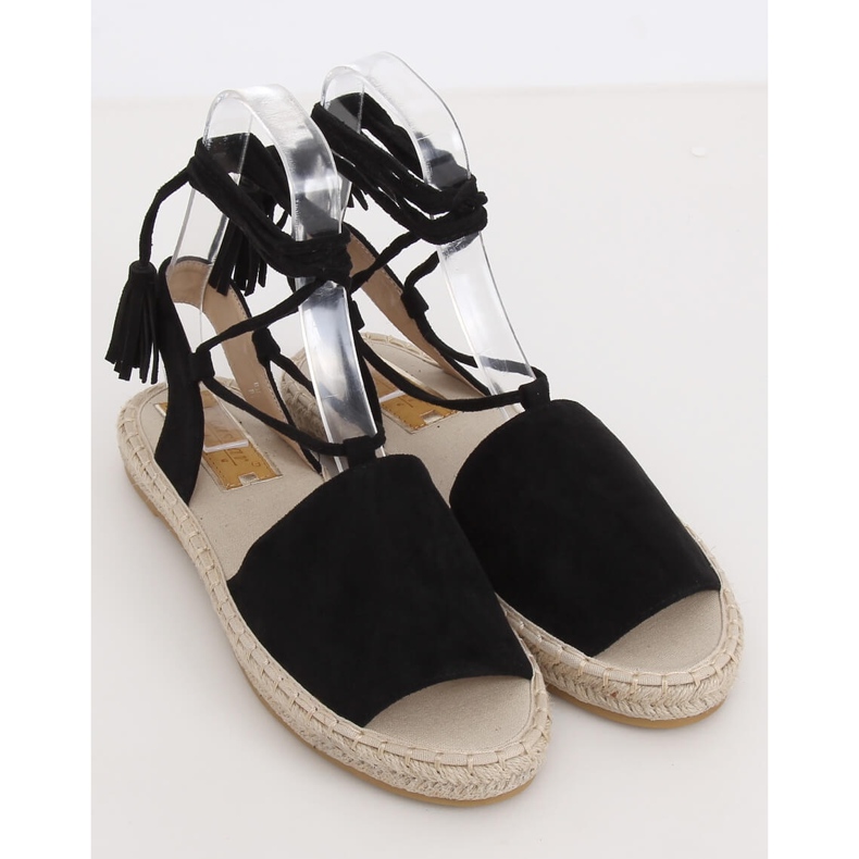 Černé dámské espadrilky BB25 Black černý 2