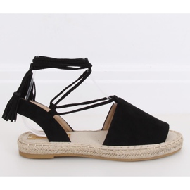 Černé dámské espadrilky BB25 Black černý 1