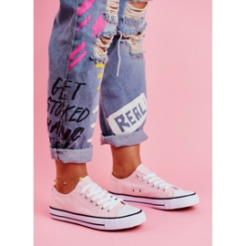 PS1 Dámské klasické růžové tenisky Omerta růžový 1