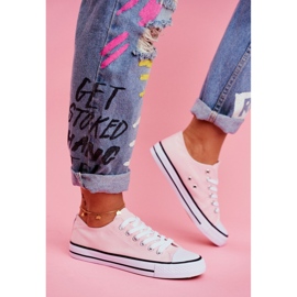 PS1 Dámské klasické růžové tenisky Omerta růžový 2