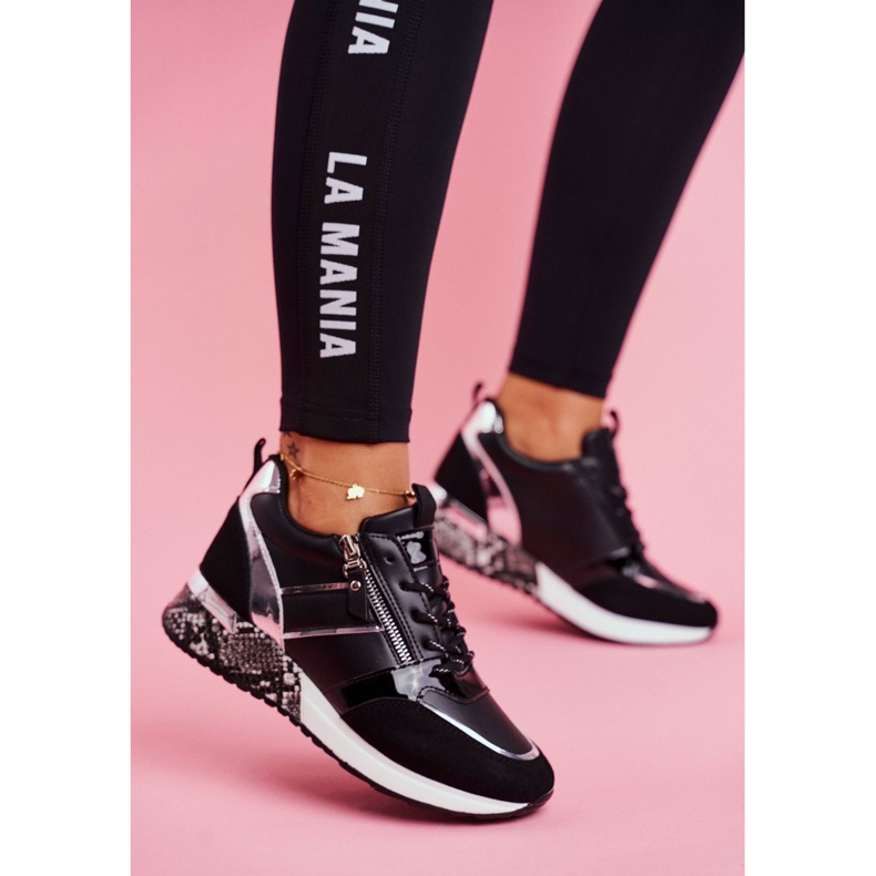 Dámská sportovní obuv černé postavy černá 1