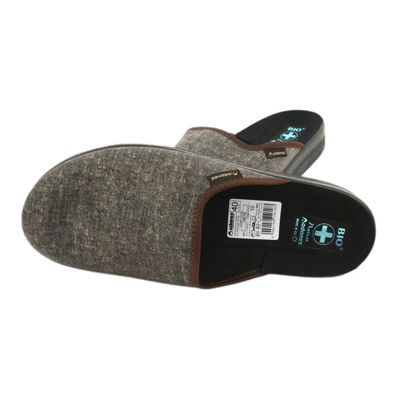 Pánské pantofle Adanex 24618 šedá 4