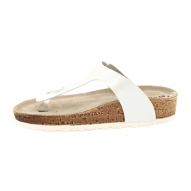 Dámské anatomické žabky Anatomical Inblu NM020 bílý 1