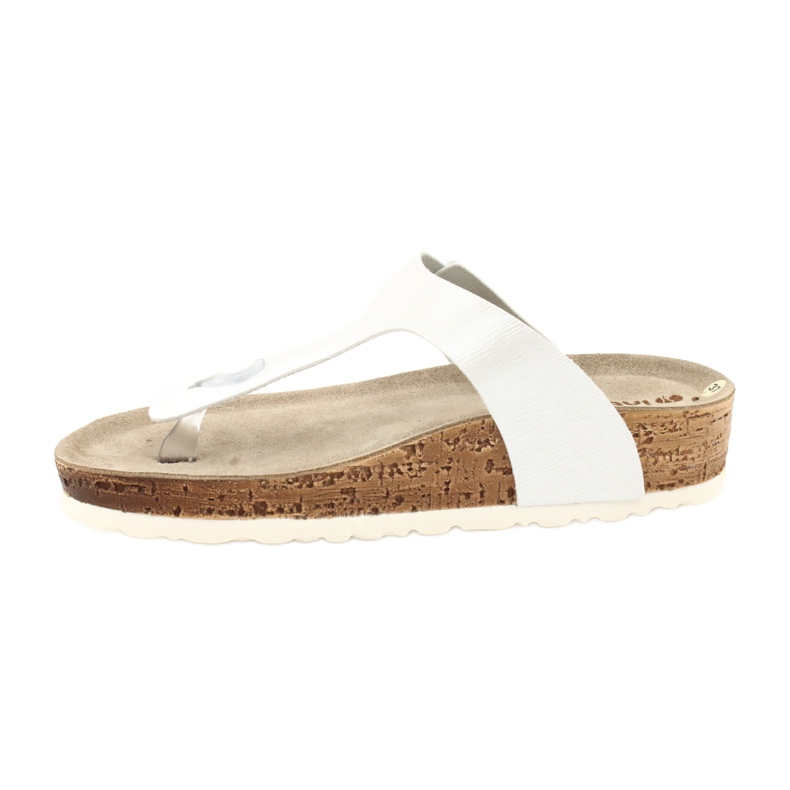 Dámské anatomické žabky Anatomical Inblu NM020 bílý 1