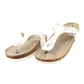 Dámské anatomické žabky Anatomical Inblu NM020 bílý 2