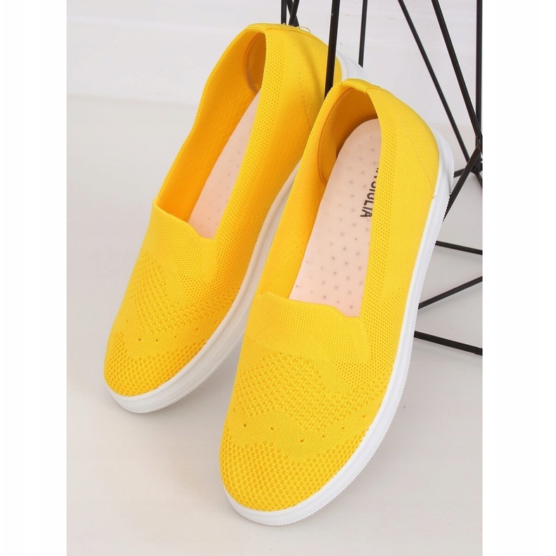 Žluté tenisky pro ženy ZK069 Giallo žluť 1