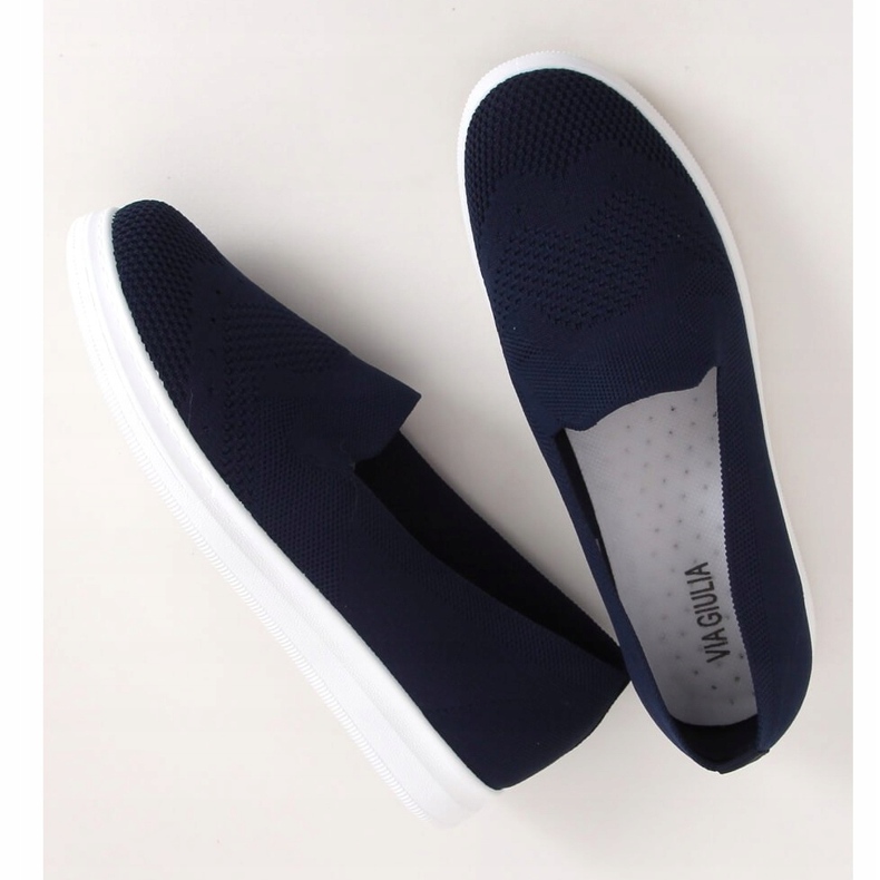Tmavě modré tenisky ZK069 Blu námořnická modř 1
