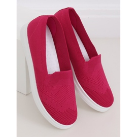 Dámské fuchsiové tenisky ZK069 Fuxia růžový 2 Dámské fuchsiové tenisky ZK069 Fuxia růžový 2