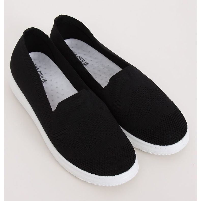 Černé Dámské černé tenisky ZK069 Nero černá 2