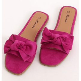 Dámské fuchsiové pantofle WL1607 Fuschia růžový 1