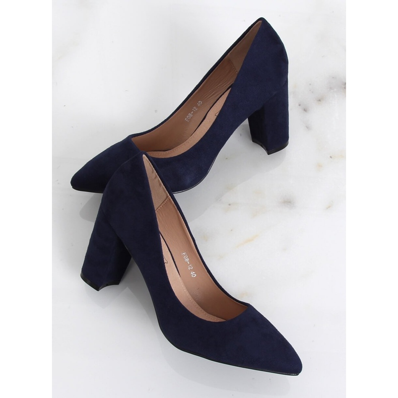 Lodičky na sloupku, tmavě modrá E08-12 modrá námořnická modrá 2