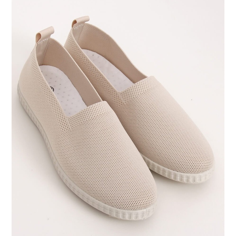 Béžové dámské béžové tenisky ZK118 béžový 1