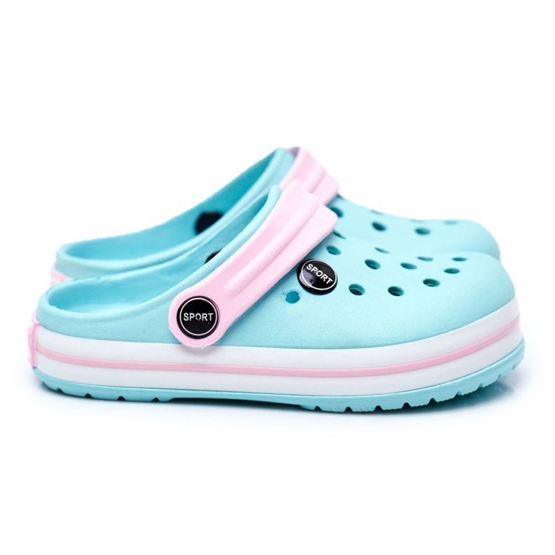 Pantofle pro chlapce, dívku, dítě, pěnové kroksy růžový zelená 1