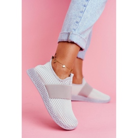 SEA Dámské sportovní nazouvací světle šedé La Fiesta šedá 1