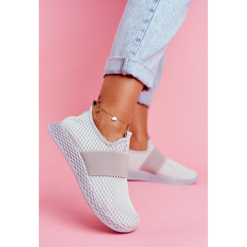 SEA Dámské sportovní nazouvací světle šedé La Fiesta šedá 1