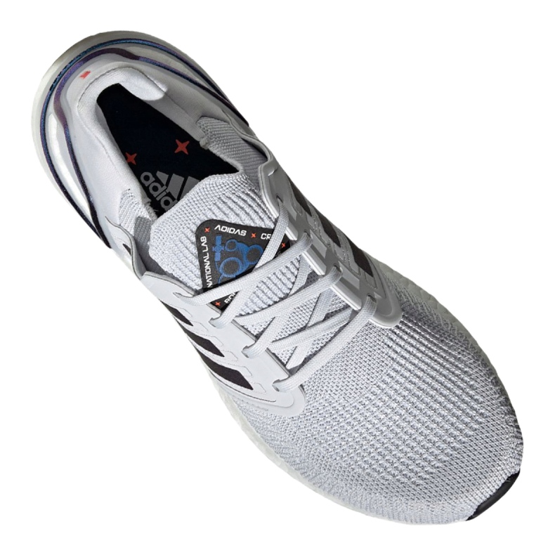 Boty adidas UltraBoost 20 M EG0695 bílý vícebarevný modrý 3