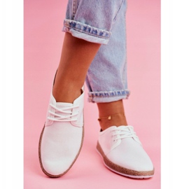 Dámské espadrilky Big Star White FF276043 bílý 2 Dámské espadrilky Big Star White FF276043 bílý 2