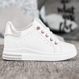 SHELOVET Sportovní obuv na klínku bílý 2 SHELOVET Sportovní obuv na klínku bílý 2