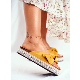 PS1 Dámské vysoké pantofle žluté Mortigo žlutá 2