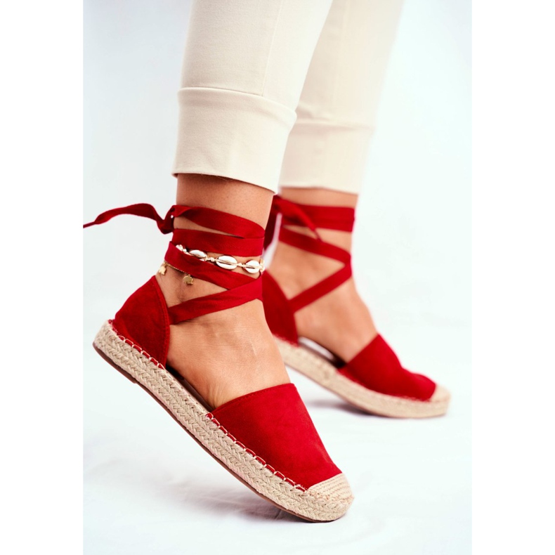 SEA Dámské espadrilky, svázané prádlo, Red Bonjour červený 2