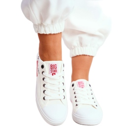 Dámské tenisky Big Star White FF274079 černý červený 1