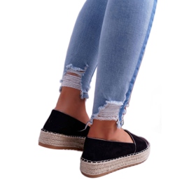 Dámská platforma Espadrilles Black Ringer černý žluť 4