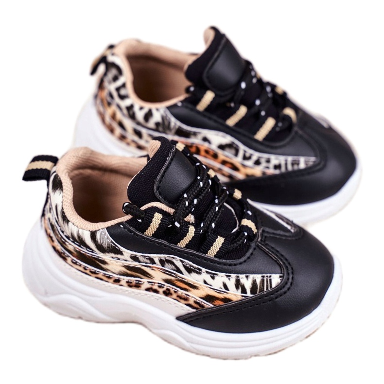 FRROCK Černá dětská sportovní obuv Dante hnědý 1