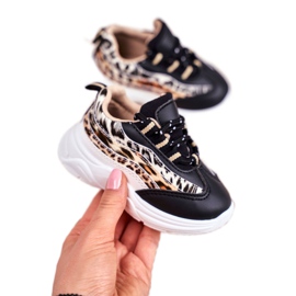 FRROCK Černá dětská sportovní obuv Dante hnědý 2