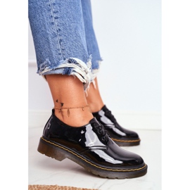 SEA Dámské brogues lakované černé Udělejte to lépe! černý 2