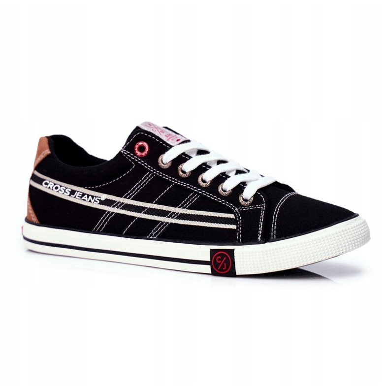 Pánské cross jeans černé tenisky FF1R4041C černý 1