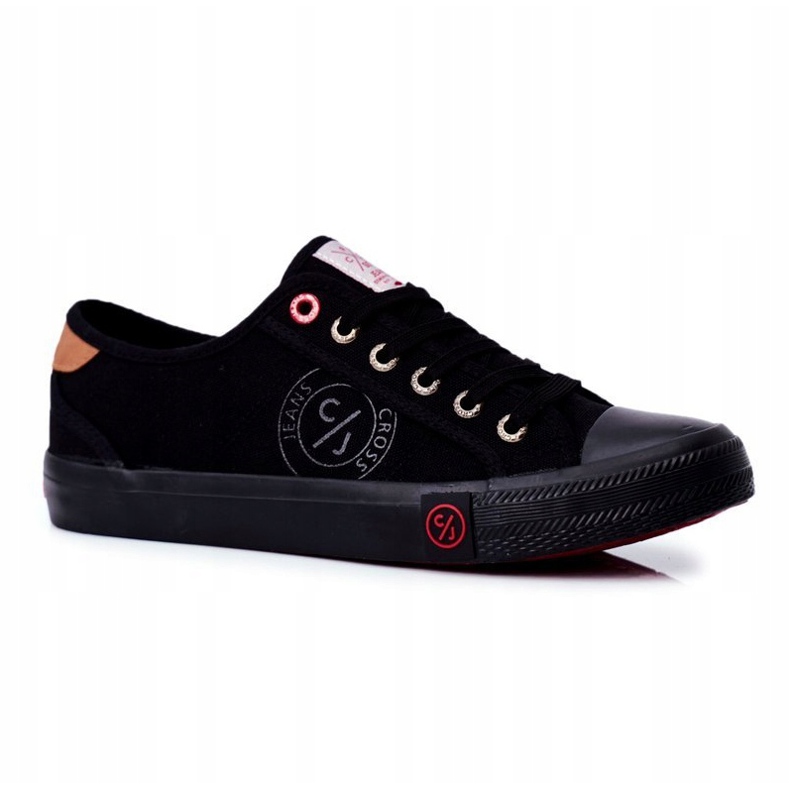 Pánské cross jeans černé tenisky FF1R4054C černý 1