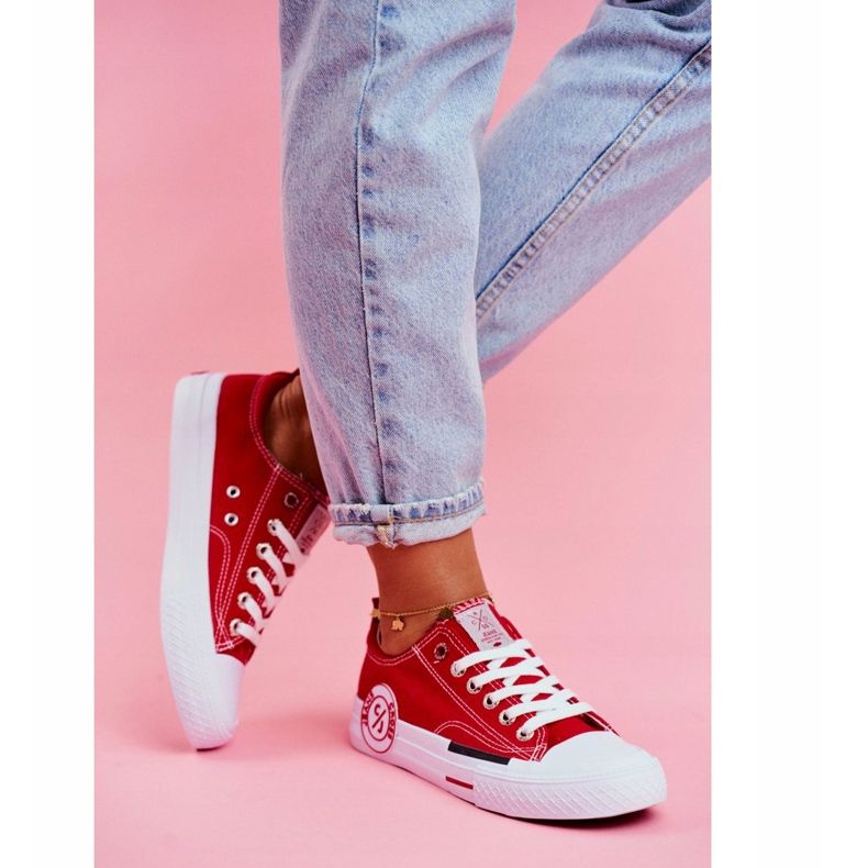 Dámské tenisky Cross Jeans červené FF2R4074C červený 2