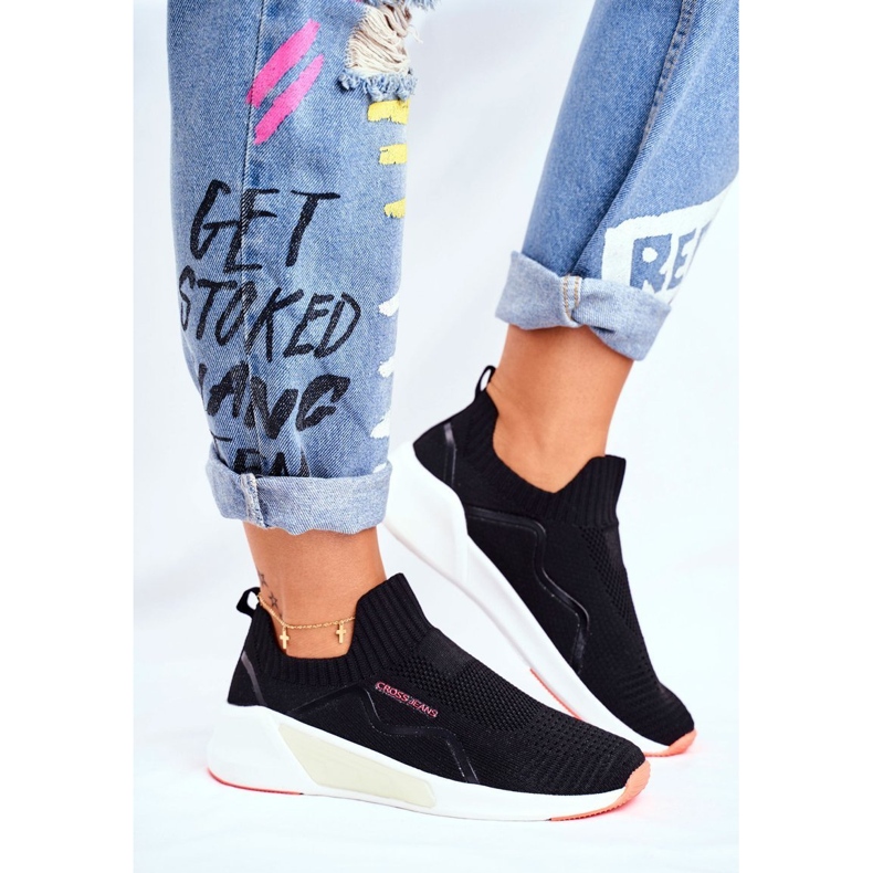 Dámské sportovní boty Cross Jeans černé FF2R4116C černý 1