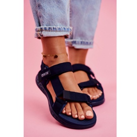 Dámské sandály Big Star Navy Blue FF274A601 námořnická modř 2