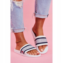 Dámské pantofle Cross Jeans bílé FF2R4158C bílý 1