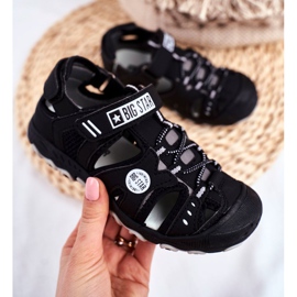 Dětské sandály Big Star se suchým zipem FF374210 černá 2