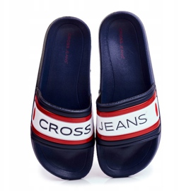Pánské pantofle Cross Jeans Navy Blue FF1R4092 námořnická modř 2