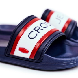 Pánské pantofle Cross Jeans Navy Blue FF1R4092 námořnická modrá 1