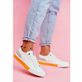 Dámské tenisky Cross Jeans bílé oranžové FF2R4043C bílý pomerančový 1