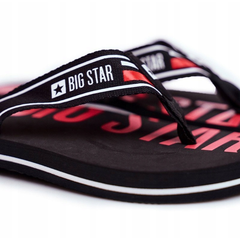 Pánské pantofle Žabky Big Star Black FF274A450 černý 1