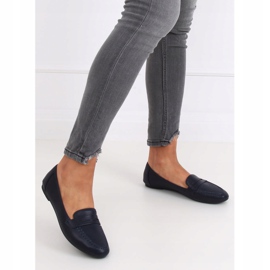 Dámské tmavomodré mokasíny 98-29 modré námořnická modrá 2