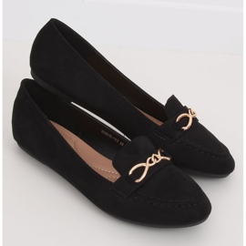 Černé dámské mokasíny 2S2018-157 Black černá 2 Černé dámské mokasíny 2S2018-157 Black černá 2