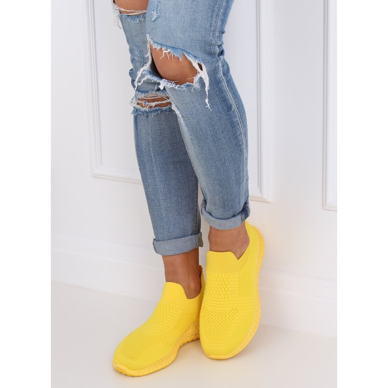 Žlutá 4388 Žlutá sportovní obuv 1