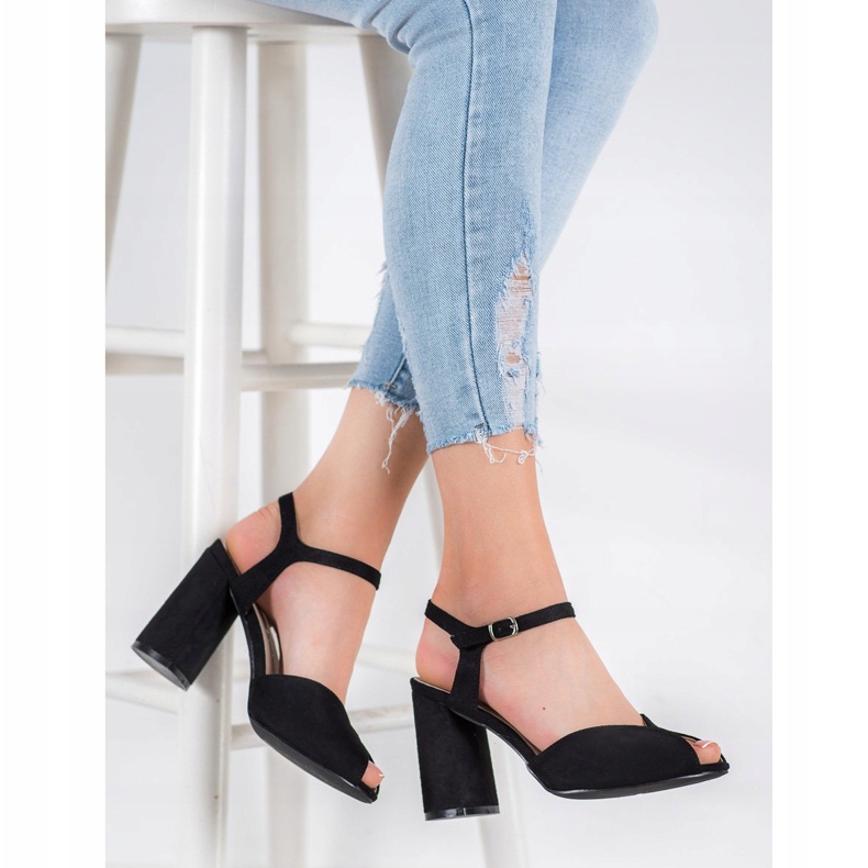 Filippo Černé Sandály Na Tyči černá 1